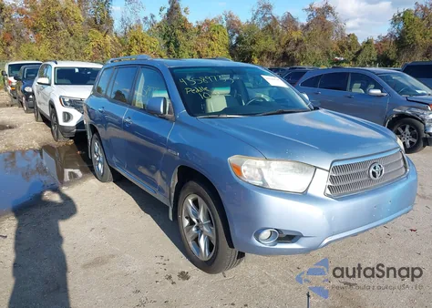 2008 Toyota Highlander Hybrid Limited from USA, damaged, VIN JTEEW44A682015774